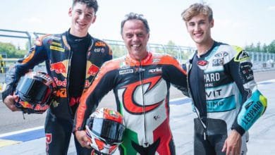 CIV Junior terza tappa. Capirossi, Farioli e Masia offrono uno spettacolo a Modena. 7 CIV Junior round 3. Capirossi, Farioli e Masia regalano spettacolo a Modena