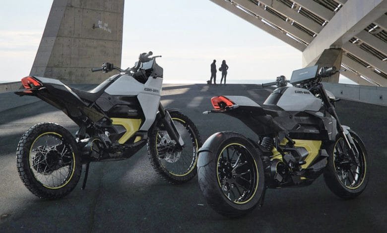 Un video anticipa il futuro delle moto elettriche Can-Am 1 Un video anticipa come saranno le moto elettriche Can-Am