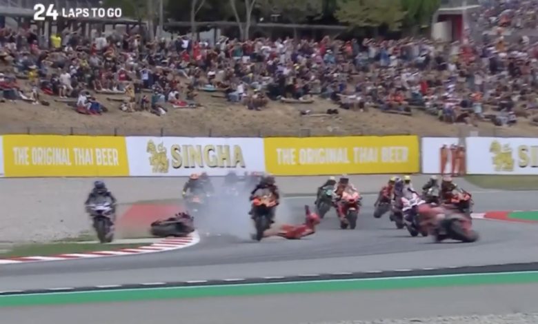 MotoGP 2023 Barcellona – Bagnaia, la dinamica dell’incidente